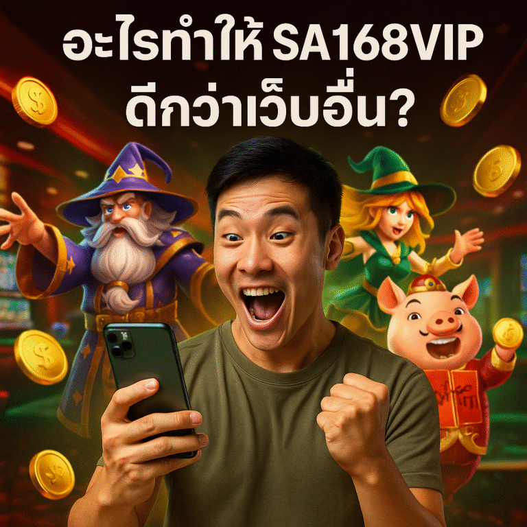 อะไรทำให้ SA168VIP ดีกว่าเว็บอื่น?