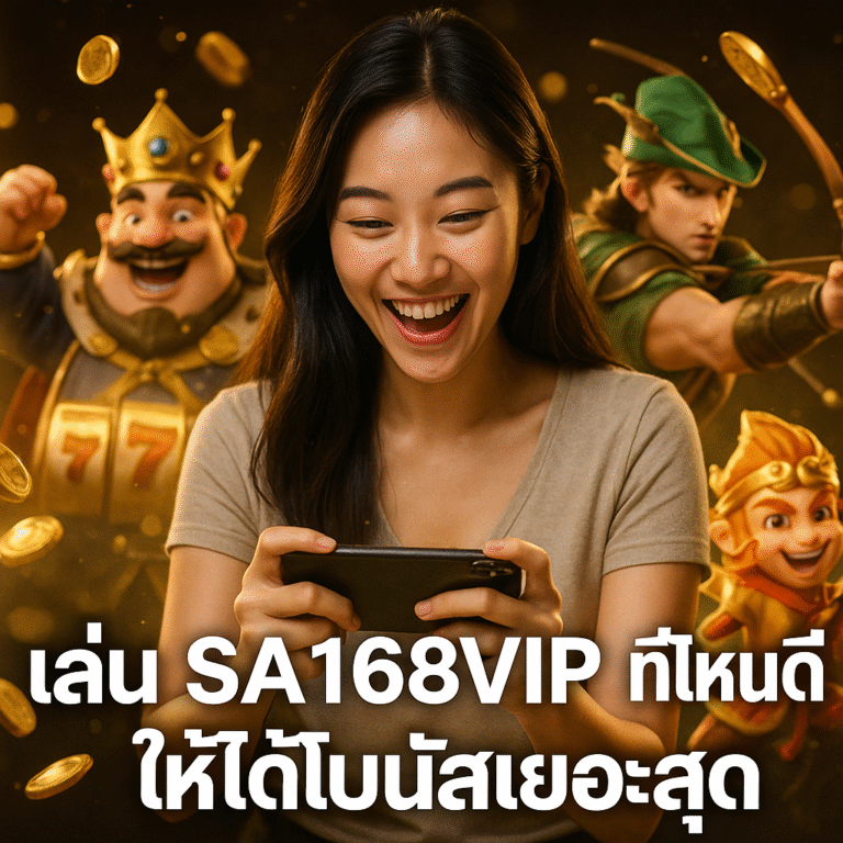 เล่น SA168VIP ที่ไหนดีให้ได้โบนัสเยอะสุด