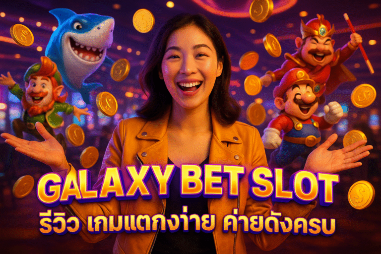 GALAXY BET SLOT รีวิว เกมแตกง่าย ค่ายดังครบ