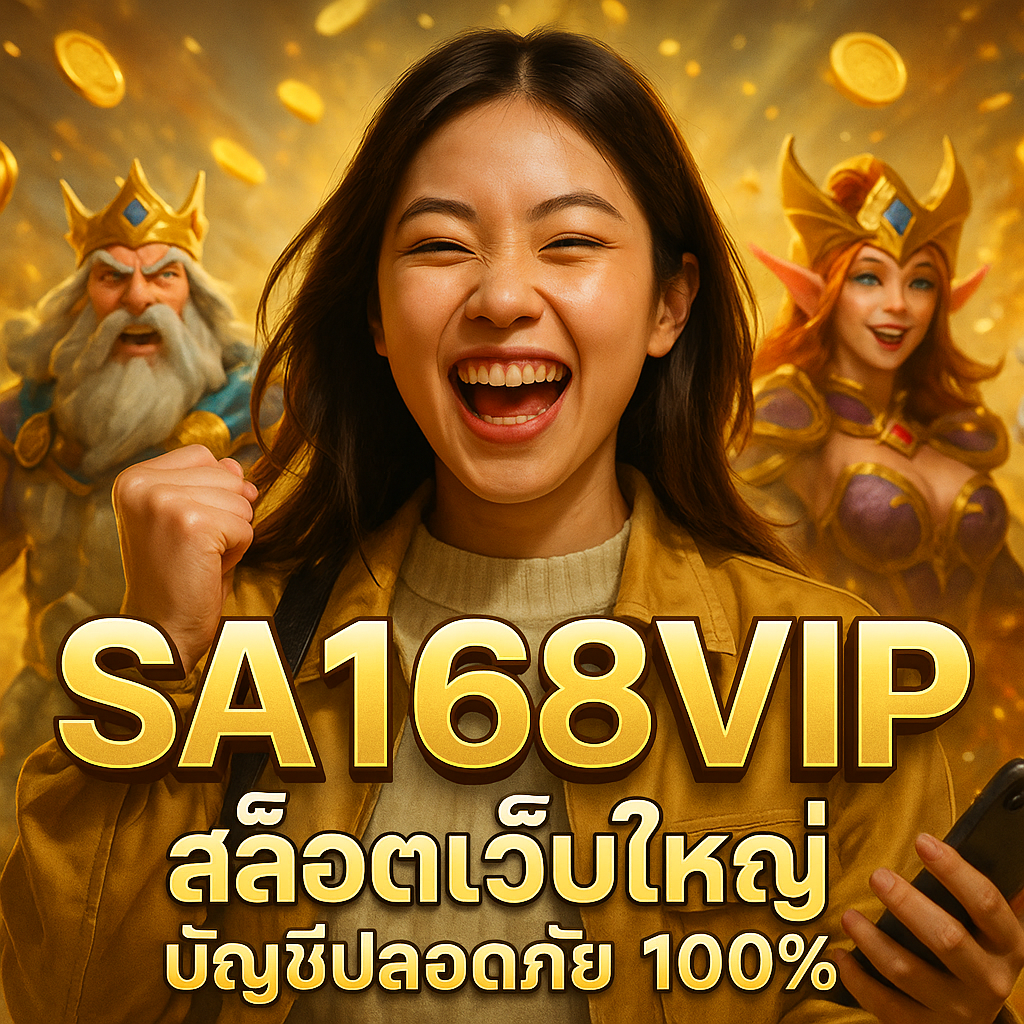 SA168VIP สล็อตเว็บใหญ่ บัญชีปลอดภัย 100%