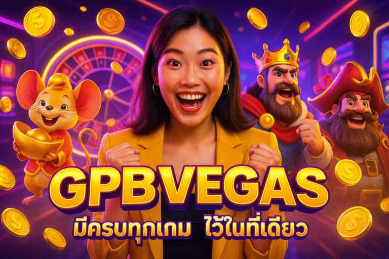 GPBVEGAS มีครบทุกเกม ไว้ในที่เดียว
